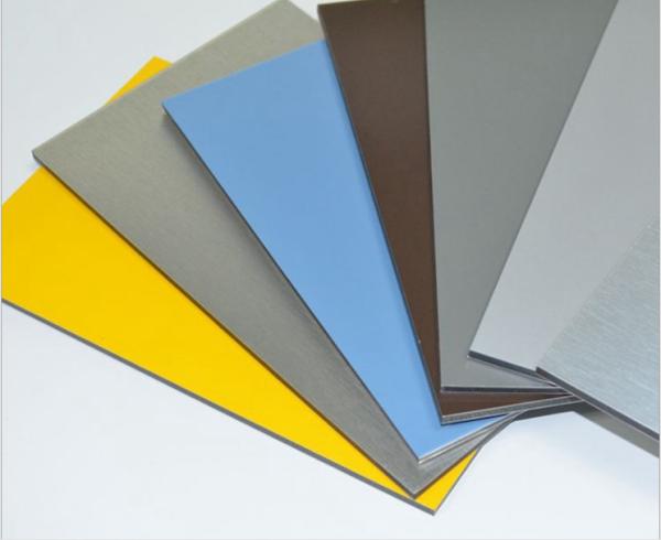 0.21mm Panneau composite en aluminium PVDF revêtement murale métallique