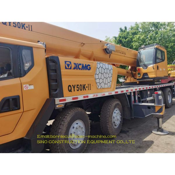 2009 KN M Lifting Moment Telescopic Truck Crane QY50K QY50K-I QY50K-II 50 Ton High Operating Efficiency