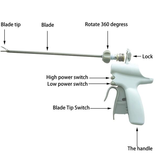 Affacare Hospital Surgical Instruments AH 600 Ultrasonic Scalpel System 45cm