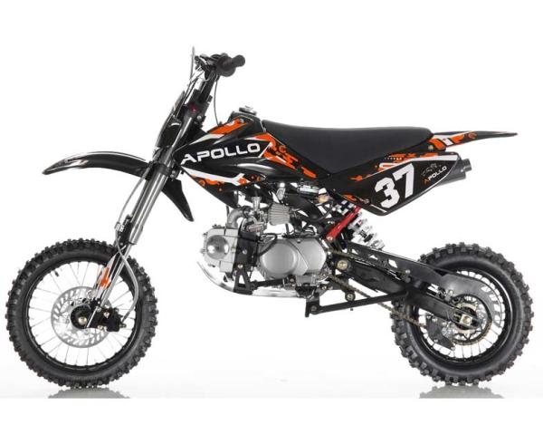 Air Cooled 125cc Mini Dirt Bike 4 Stroke Single Cylinder Manual Clutch Front And Rear Disc Brake