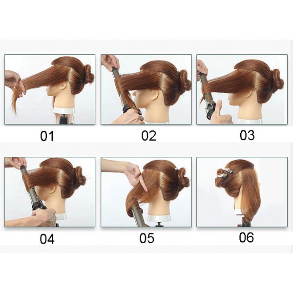 New Golden Hair Curling Iron Aluminum Coating Magic Hair Iron Fast Heating Type