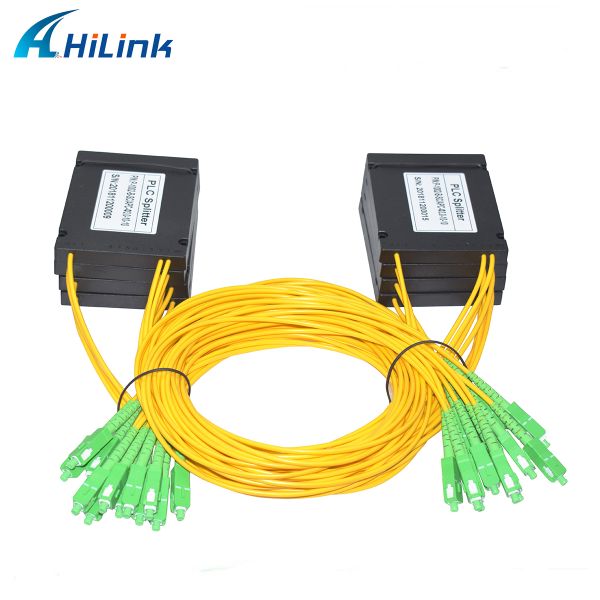 тип оптически соединители пакета ABS 1X2 одиночного режима SC/APC Splitter PLC