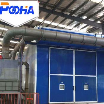 Workpiece Cleaning Abrasive Blast Booth , Industrial Sandblast Cabinet Adjustable Air Flow