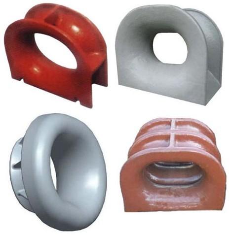 JIS F 2017-82 Ship Mooring Equipment Marine Casting Steel Panama Chock Bulwark Mounted / Deck Type
