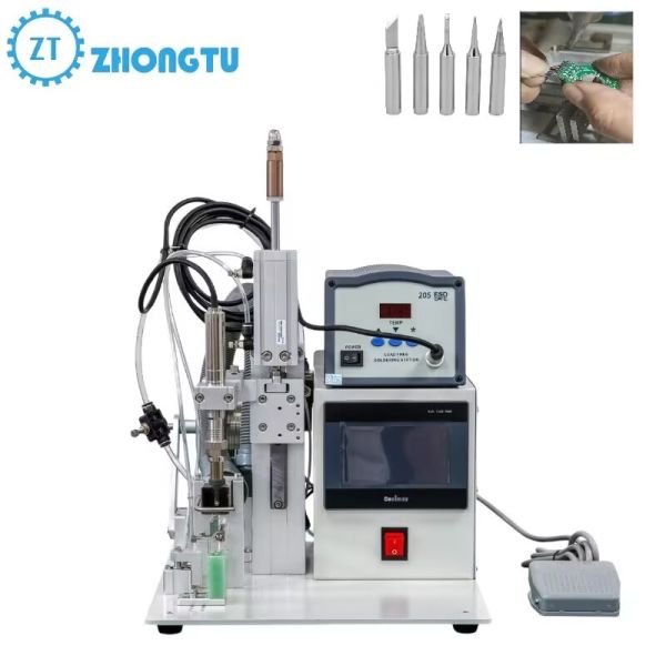 Fully Automatic PCB LED Soldering Machine Robotic Tin Welding Robot For Circuit Board