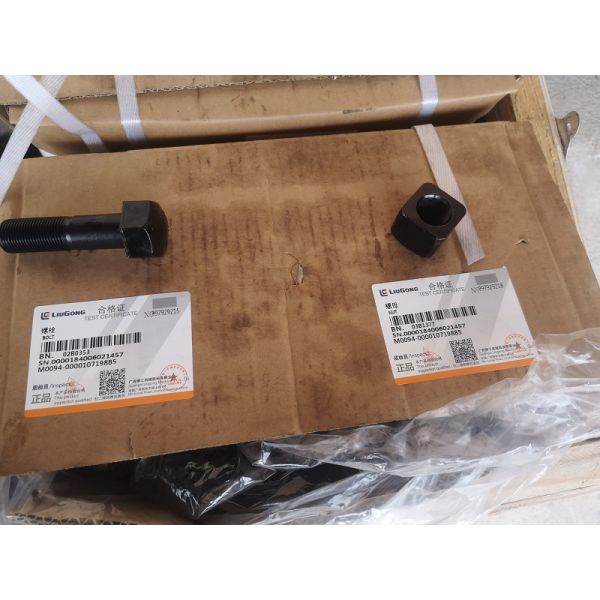 Retail Bolt Nut Stainless Steel Bolt 02B0476/02B0718/02B0353/00B0058/01B1387 For Liugong