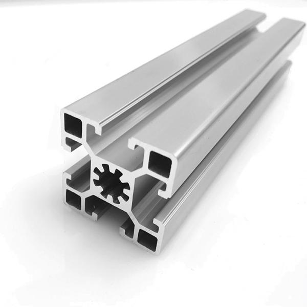 Alloy 6060 Industrial Aluminum Frame Extrusion Profiles Anodizing 2.6kg/M