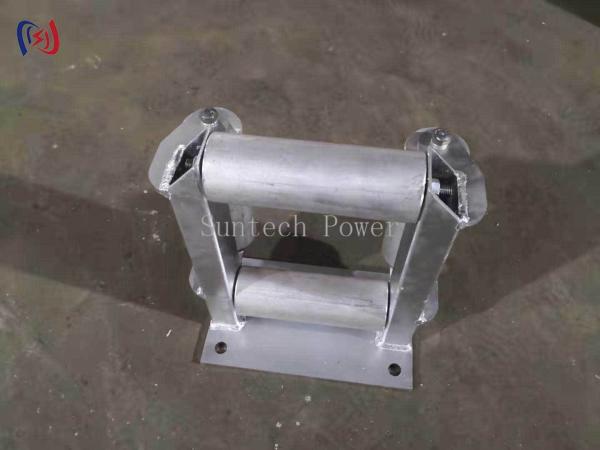 Rouleau de câble encadré 180mm Charge 20KN 4 Rouleaux SHD4K180