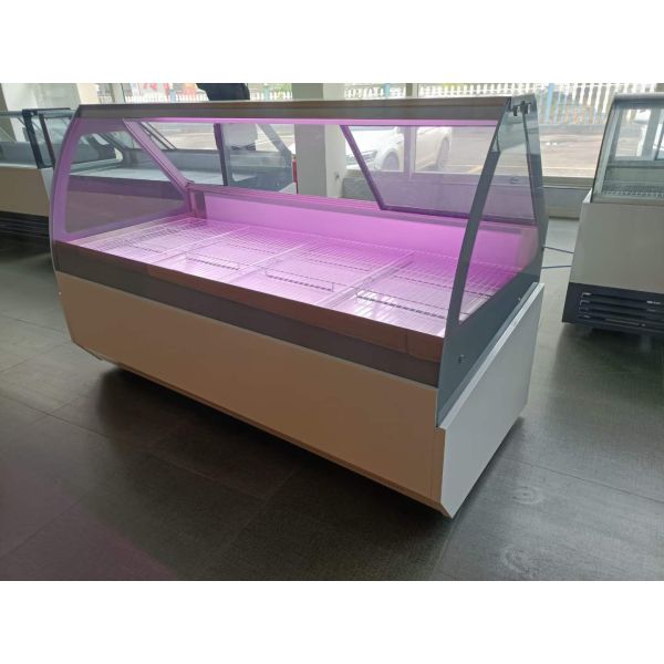 Duck Meat Commercial Deli Display Fridge Stainless Steel