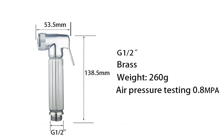 Устойчивый пластик настенный цинковый кронштейн Душ Шатаф Ручной спрей ванна Бидет кран