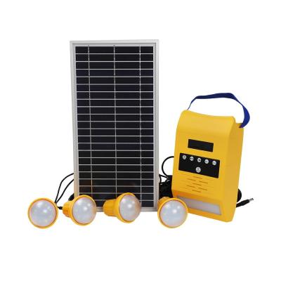 os bulbos de rádio postos solares do diodo emissor de luz do ABS 4pcs 2W do jogo 100% de 8W 11V dirigem o jogo do sistema solar