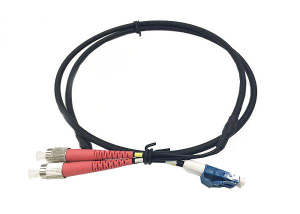 LC/UPC-FC/UPC duplex 4.8mm FTTA fiber optic patch cord singlemode G657A1 LSZH