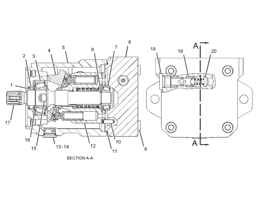 330D Двигатель вентилятора 2344638 234-4638 Части для экскаватора Вентилятор насос