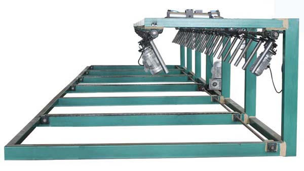 Color Coated Trapezoidal Metal Roofing Roll Forming Machine With Chain Trasmission
