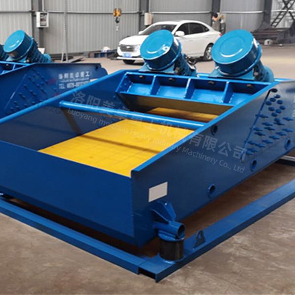 Wet silica sand dewatering sieve machine customized color from sand wash plant