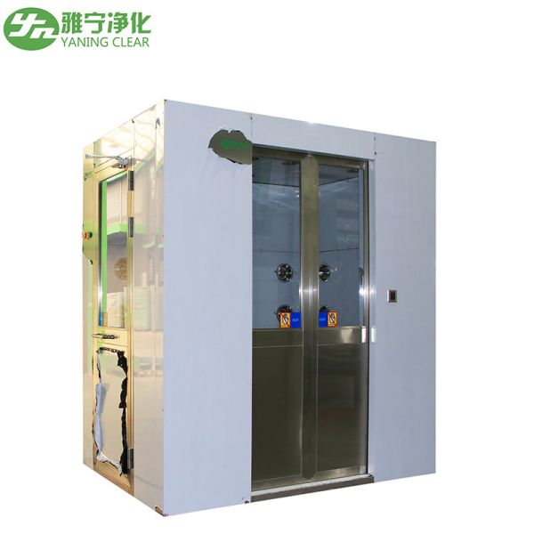 Customized 1100w Cleanroom Air Shower Powder Coating 201 Stainless Steel