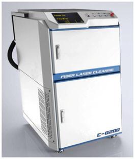 Non - Contact Laser Rust Removal Machine For Clean Auto Parts / Rubber Mould