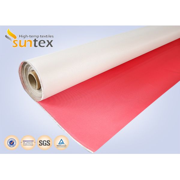 M0 Welding Fire Blanket Fabric 0.41mm 460g, PU Coated Heatproof Fiberglass for Duct Use