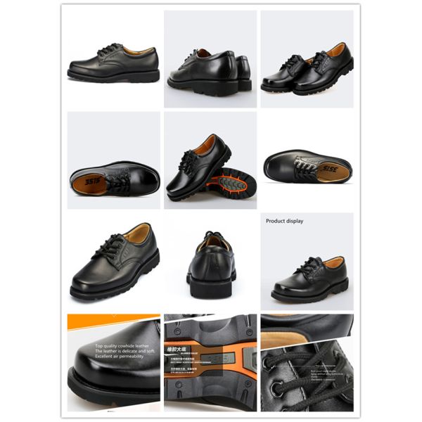 Comfortable Suede Military Dress Shoes Shock Absorbing Deodorant
