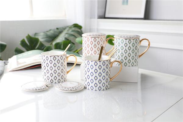 vitrified Creative 12oz Matte Tea Milk Fine Porcelain Coffee Mugs
