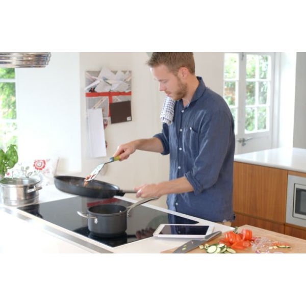 Mirror Silver Printing 9200W 5 Burner Electric Hob