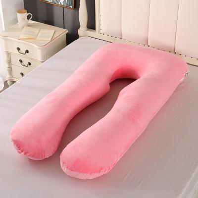 U Shaped 140*70cm Pregnancy Body Pillow 100% Polyester Fiber Filling