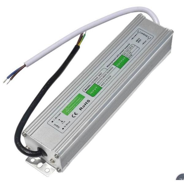 Outdoor Lighting Transformer DC 24V 12V 60w Waterproof LED Driver with 86%