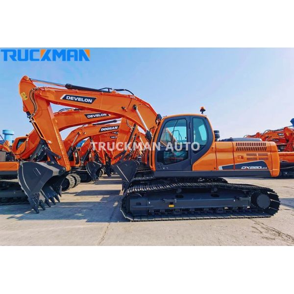 Durable Construction Machinery 20 Tons DEVELON DX220LCA Crawler Excavator