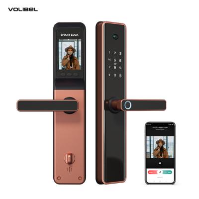 ODM Wifi Deadbolt Door Lock Tempered Glass Black Keypad Door Lock