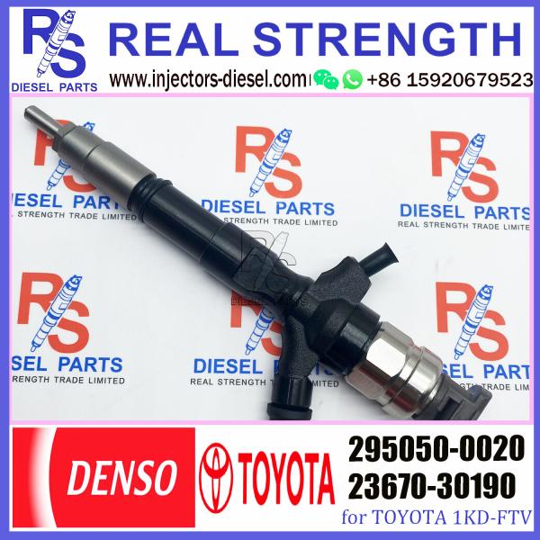 Injetor de combustível comum do trilho 295050-0020 para o brinquedo-ota 1KD 2KD 23670-30190 23670-0020