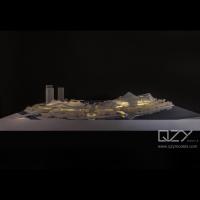 Arquitetura MAD Projetado Foshan Nanhai Art Center 1/300 Modelo de exibição Modelos de design de água