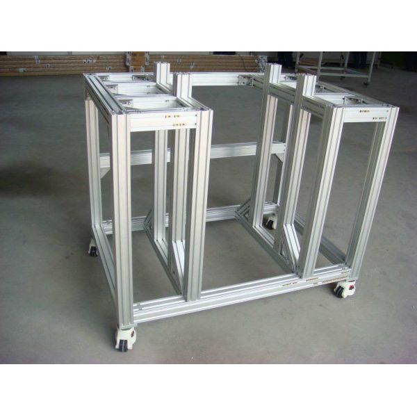 T3 - L'extrusion en aluminium de fente de T8 T, 6000 séries a expulsé la fente en aluminium de T