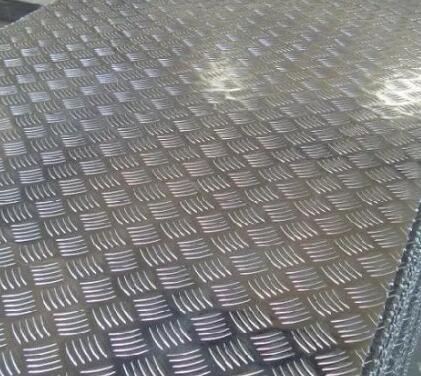 Embossed Aluminium Chequered Sheet , Aluminium Durbar Plate AA1060/ AA3003/ AA5052  a