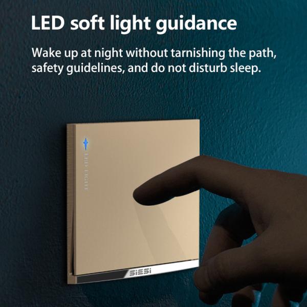 16A V9 Wall Switch Socket , LKI Automatic Transfer Switching Push Button For Office Commercial