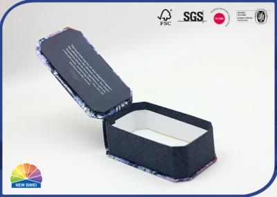 Caixa de presente da tampa de Crystal Bracelet Luxury Packaging Hinged com logotipo UV