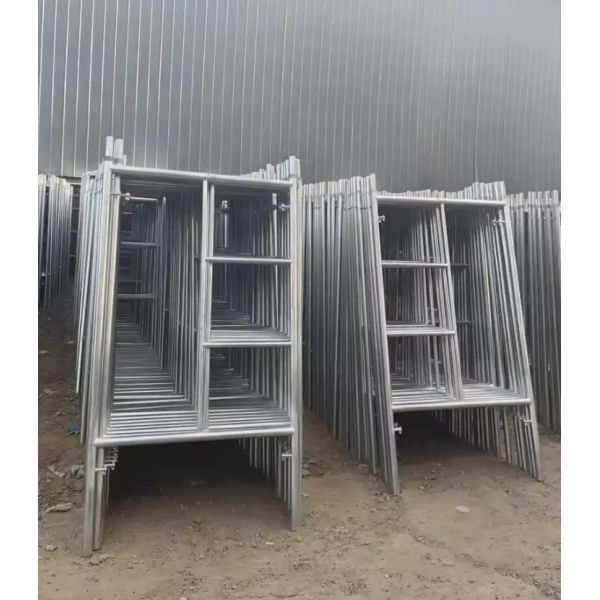 Galvanized & Painted H Frame Movable Scaffolding with Customizable Dimensions and Easy Assembly