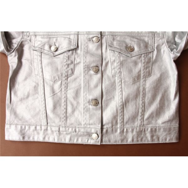 Stockpapa 100% cotton denim jackets For Women