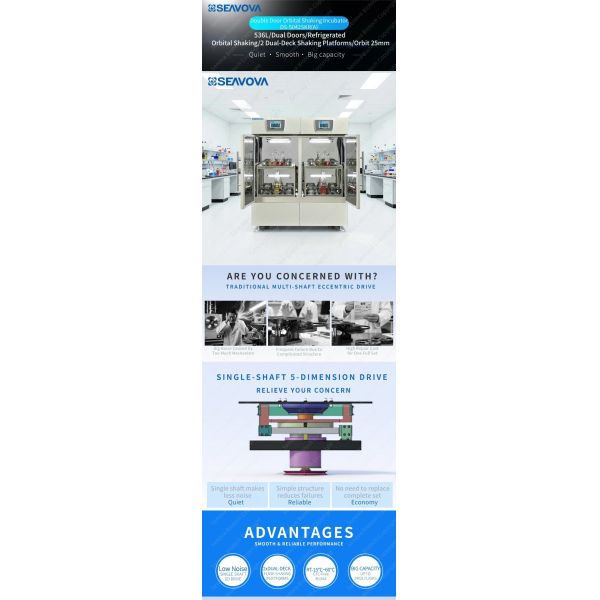 Refrigerated Orbital Laboratory Incubator Shaker DS-5042SKR(A)