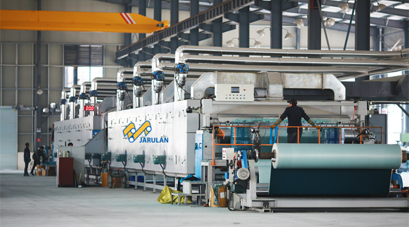 JARULAN Factory Price 2.5mm Petrol Blue PVC Conveyor Belt 2 Ply Polyester Fabric 2000mm Width