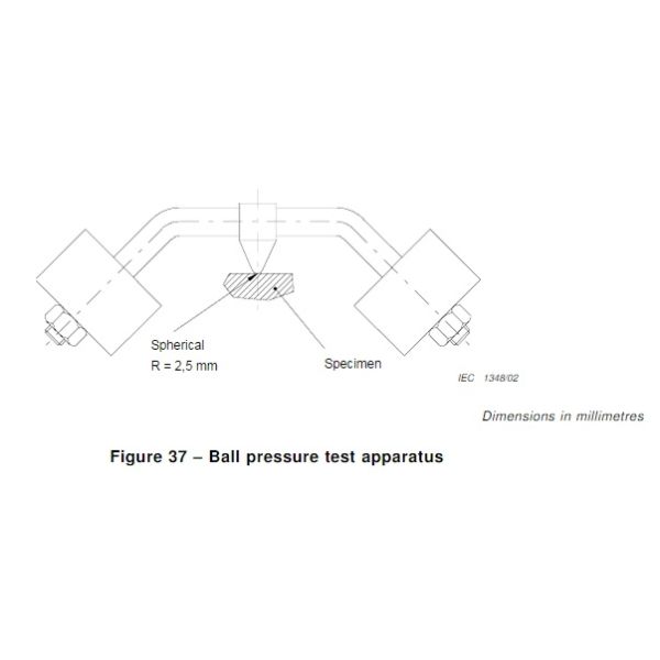 Solid Electrical Insulated Stainless Steel Ball Pressure Tester , Heat Resistance