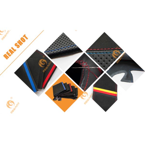 White Thread Leather Car Cover Kit for Ssangyong Actyon Kyron Korando 2011-2014 Rexton W Rodius