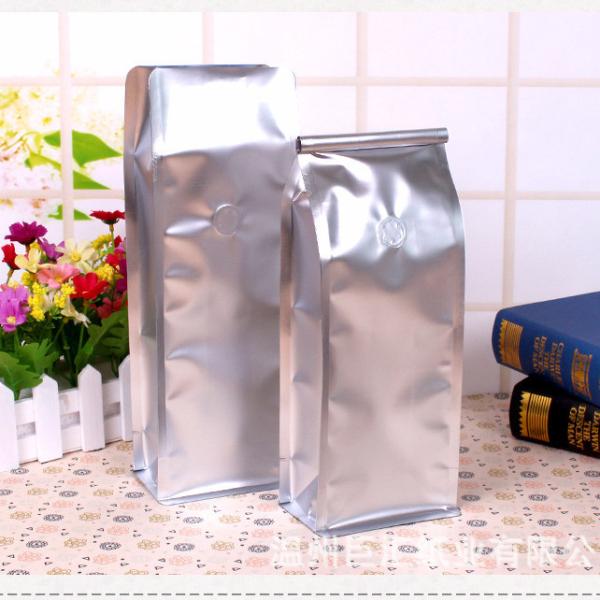 0.5lb 8oz Breathable Aluminum Foil Stand Up Pouch Mini Zipper Coffee Packaging Bag With Valve
