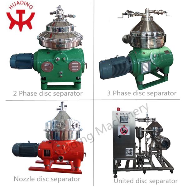 Cream Separator Machine 3 Phase Centrifuge Disc Stack Milk Fat Centrifuge
