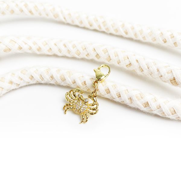 Number Animals Charms Gold Plated Pendant For Necklace Crossbody Phone Case