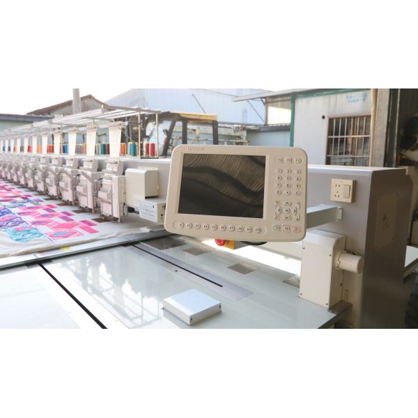 Multifunction 15 Heads Towel Embroidery Machine With Computer Flat Embroidery