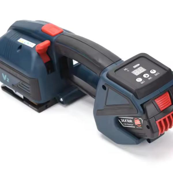 Heat Welding V2 handle Battery Packing Machine Use For PP PET Strapping 13-16mm Width Packaging Tool Automatic