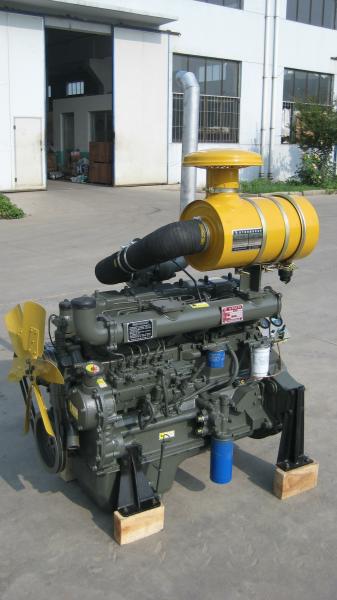 Motor diesel Weifang R6105IZLD de 1500rpm para energia principal, gerador a diesel de 100KW / 125KVA em cor opcional