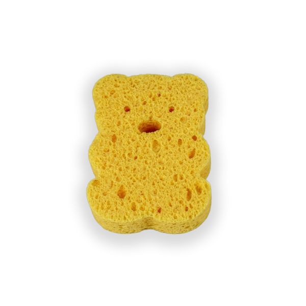 Natural Wood Pulp Newborn Sponge Soft Cellulose Cleaning Sponge For Sensitive Skin