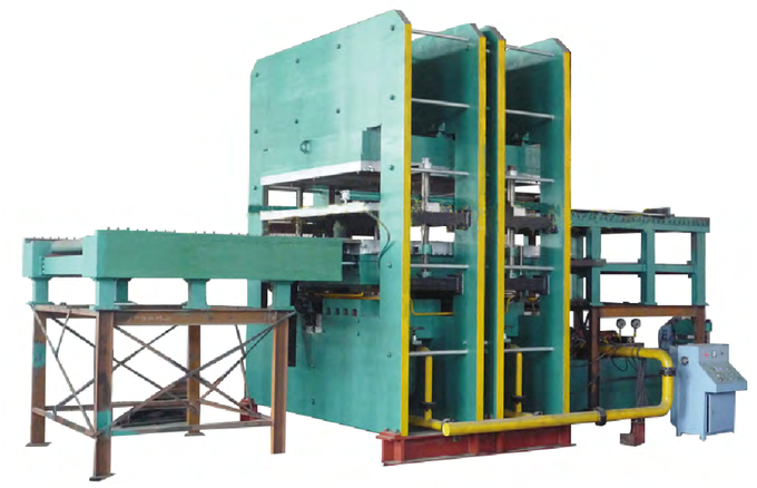 High-Efficiency Frame Rubber Vulcanizing Machine with Automatic Push-Pull Mould System