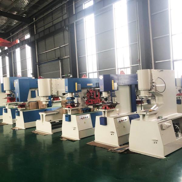 7500w 2Head Hydraulic Punch And Shear Machine 65T  90 Ton Ironworker